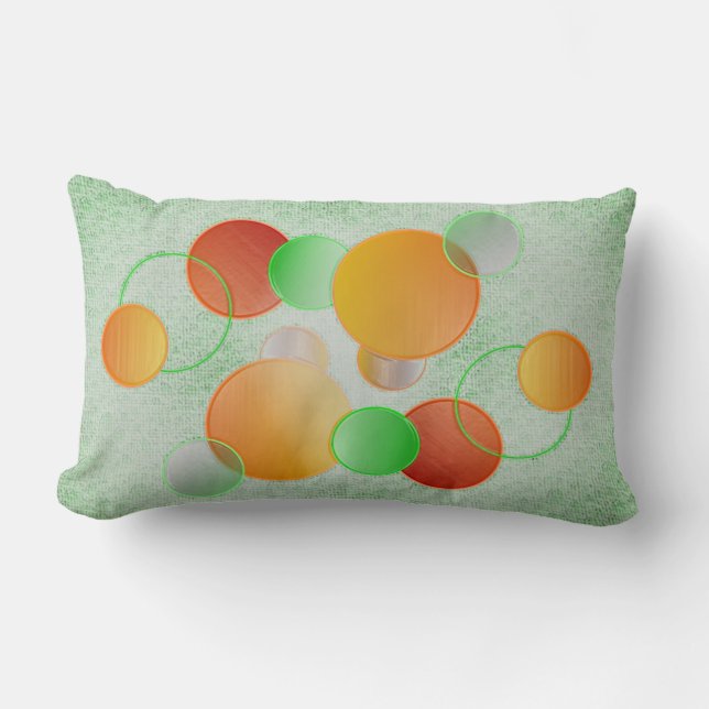 Coussin Rectangle 3 Motif de bulle dimensionnelle (Recto)