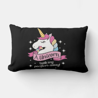 Coussin Rectangle 44.Pacifier Fairy Gift Idea Unicorn Took My Paci A