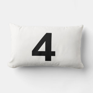 Coussin Rectangle 4 - numéro quatre