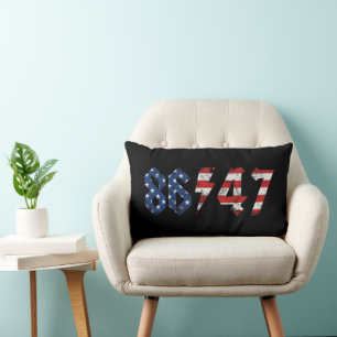 Coussin Rectangle 8647 Anti Trump Retro Vintage 80s Rock Style