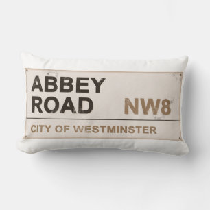 Coussin Rectangle Abbey Road Londres Angleterre - Vintage