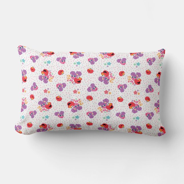 Coussin Rectangle Abby et Elmo 2 motif mignon (Recto)