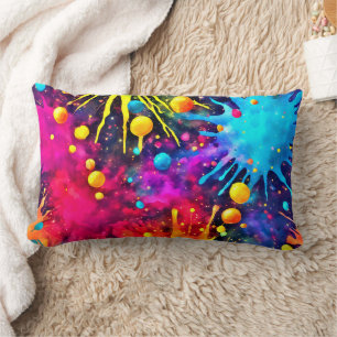 Coussin Rectangle abstrait 3D -