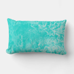 Coussin Rectangle abstrait "Aqua Foam"