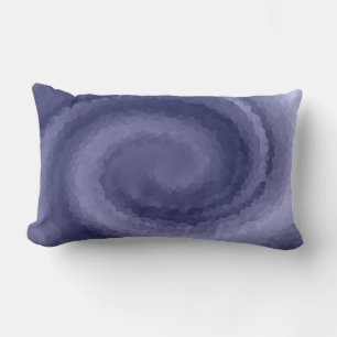 Coussin Rectangle Abstrait tourbillon bleu violet marine moderne pri