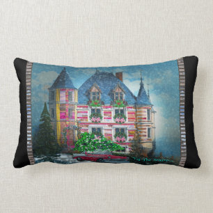 Coussin Rectangle Accueil des Fêtes Noël