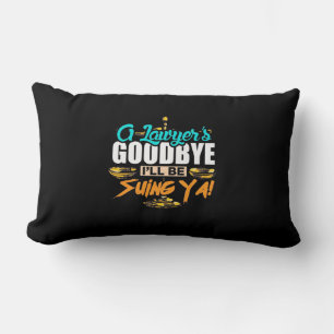 Coussin Rectangle Adieu d'un avocat, je poursuis Ya