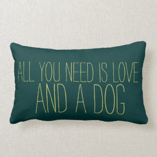 Coussin Rectangle Adorable Tout ce dont vous avez besoin est Amour, 