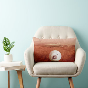 Coussin Rectangle Aérocoque Avec Perpersévérance Rover Descente Vers
