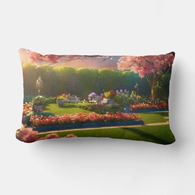 Coussin Rectangle Aesthétique Jour de la Saint Patrick d'aquarelle I (Recto)