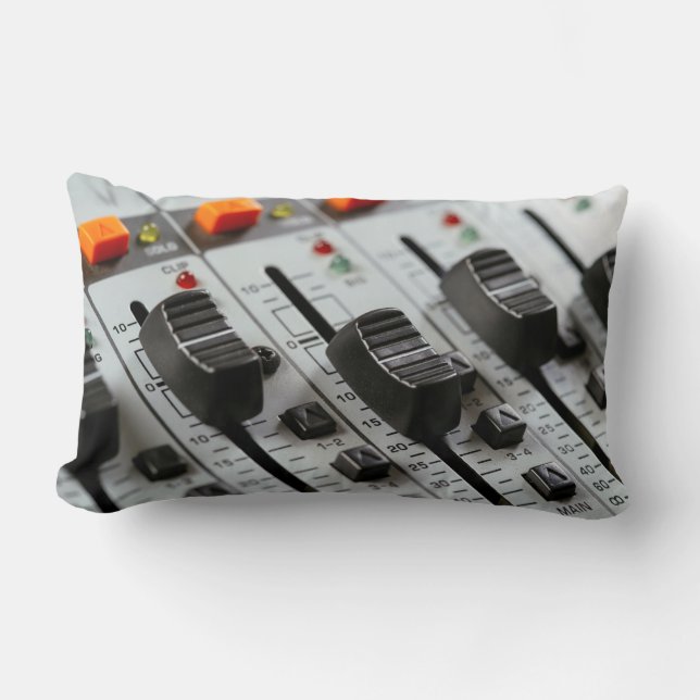 Coussin Rectangle Affaiblisseurs de mélangeur de studio (Recto)