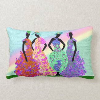 Coussin Rectangle African Rainbow Parade