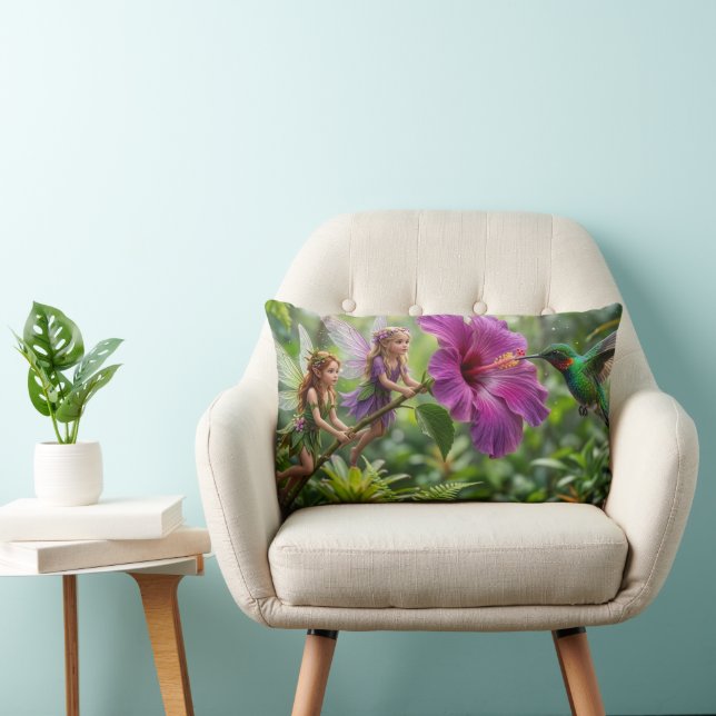 Coussin Rectangle Aides Pixies Colibri (Chaise)