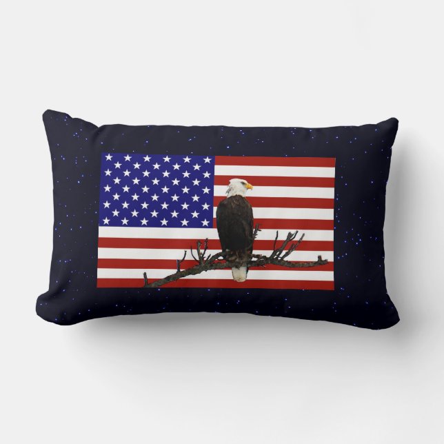 Coussin Rectangle Aigle royal toujours vigilant (Recto)
