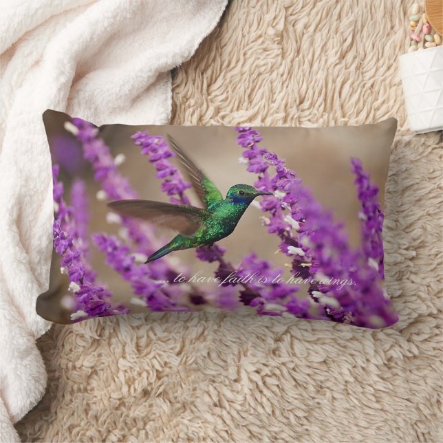 Coussin Rectangle Ailes de la foi qui étincelle les oreilles de viol (Couverture)