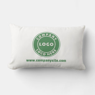 Coussin Rectangle Ajouter le logo d'entreprise et le site Web de l'e