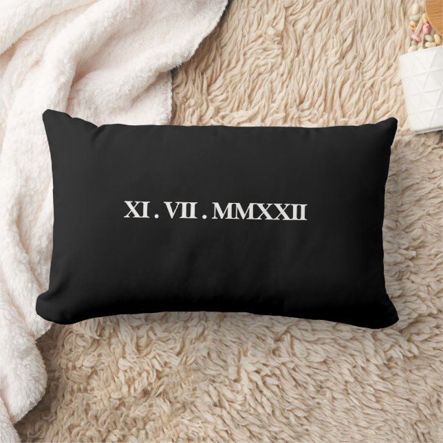 Coussin Rectangle Ajouter Une Date De Naissance, Un Anniversaire, Un (Couverture)