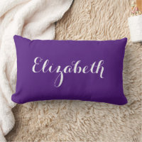 Ajoutez Votre Propre Nom Modern Elegant Royal Purp