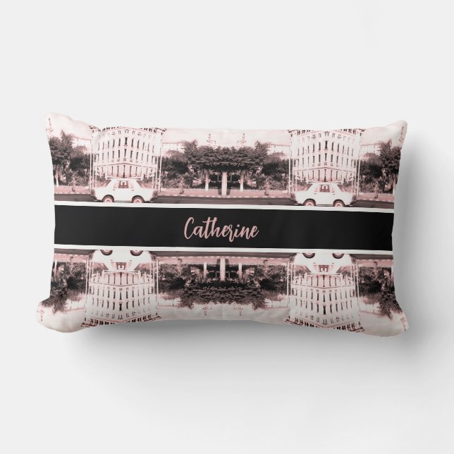 Coussin Rectangle Algérie ancienne Alger centre-ville (Recto)