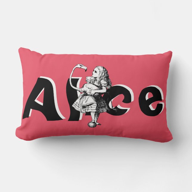 Coussin Rectangle Alice au pays des merveilles (Recto)