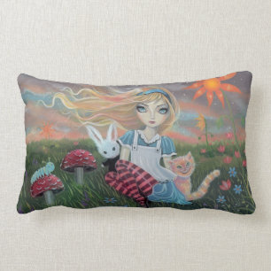 Coussin Rectangle Alice au pays des merveilles Fairytale Imaginaire