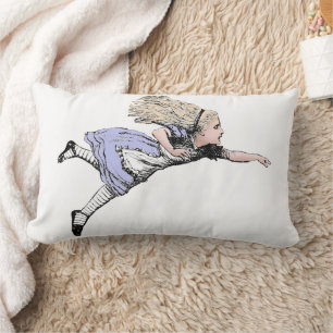 Coussin Rectangle Alice volante au pays des merveilles