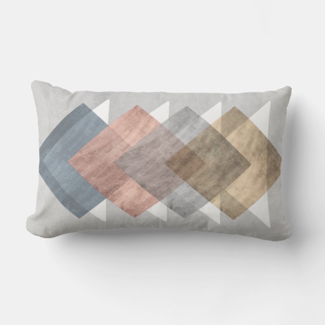 Coussin Rectangle Alignement de diamant I (Recto)