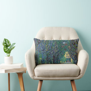 Coussin Rectangle Allée dans le parc du château de Kammer de Gustav 