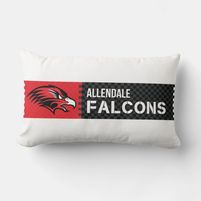 Coussin Rectangle Allendale Falcons (Recto)