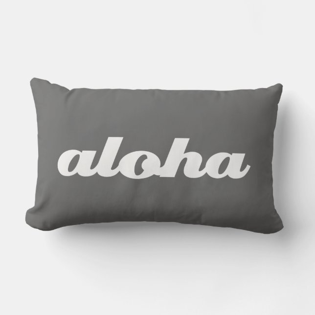 Coussin Rectangle Aloha ! (Recto)