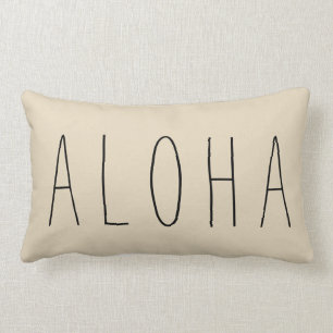 Coussin Rectangle Aloha carreau moderne Brown