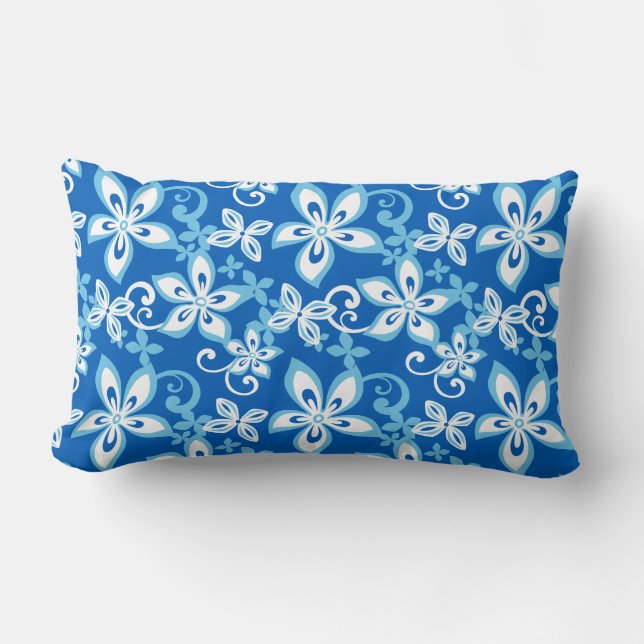 COUSSIN RECTANGLE ALOHA HAWAII (BLUES) (Recto)