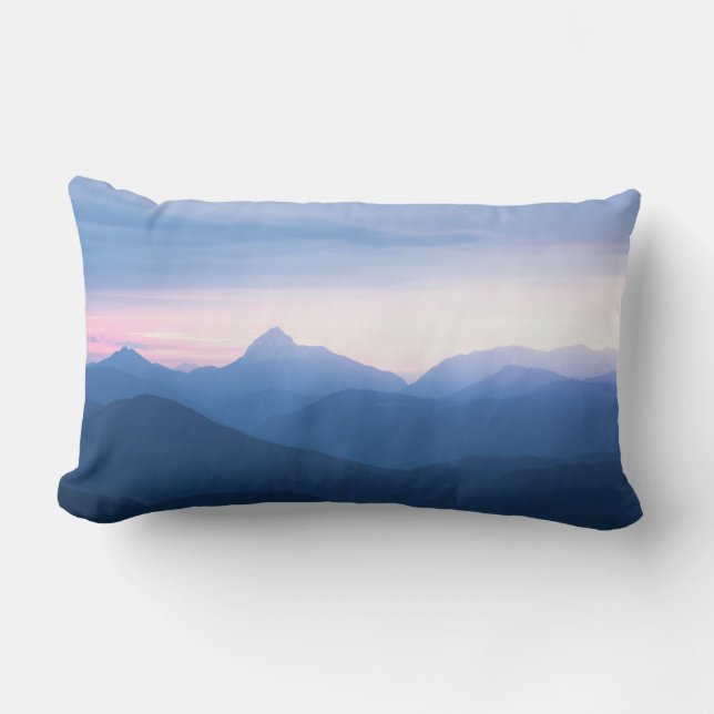 Coussin Rectangle Alpes de Bavière | Herzogstand (Recto)