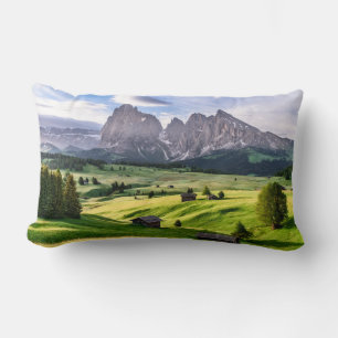 Coussin Rectangle Alpes de dolomite de Seiser Alm , Italie