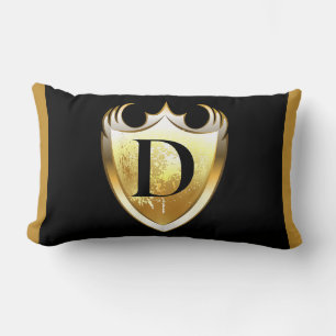 Coussin Rectangle Alphabet majuscule lettre D