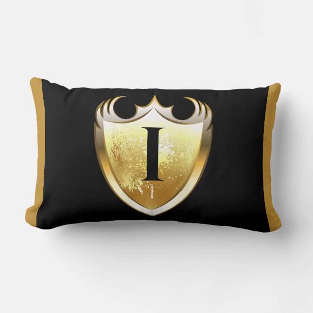 Coussin Rectangle Alphabet majuscule Lettre I (Recto)