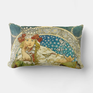 Coussin Rectangle Alphonse Mucha Princess Hyacinth Art Nouveau
