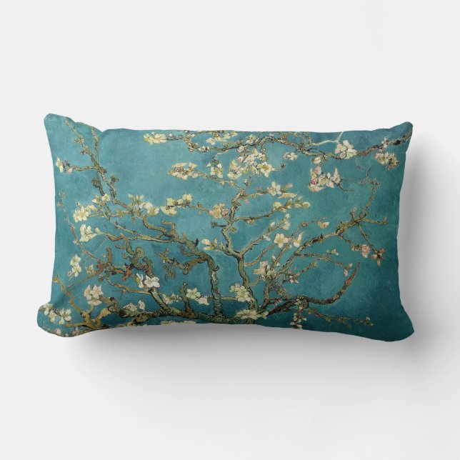Coussin Rectangle Amandier en fleurs, Vincent van Gogh. (Recto)