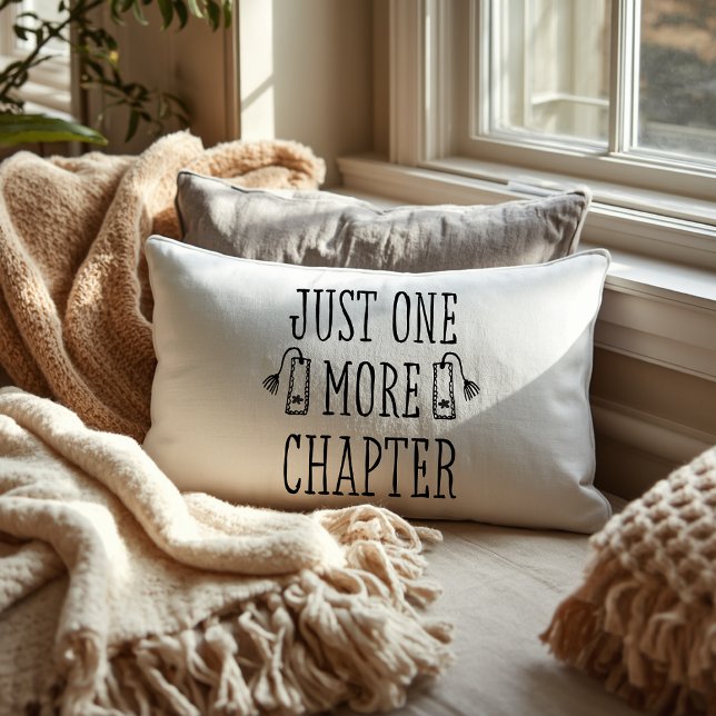 Coussin Rectangle Amateur de livres Citation drôle (Créateur téléchargé)
