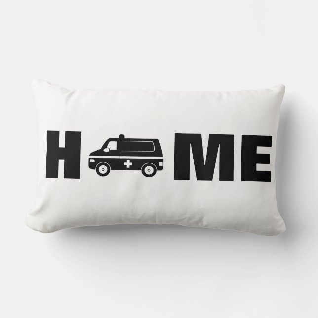 Coussin Rectangle Ambulance Accueil I (Recto)