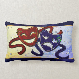 Coussin Rectangle American Drama Comedy & Tragédie