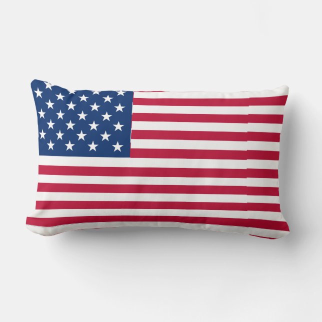 Coussin Rectangle American USA Flag Pride Design-76353 (Recto)