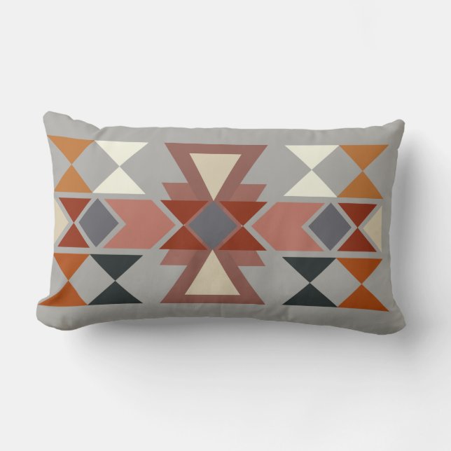 Coussin Rectangle Amérindien (Recto)
