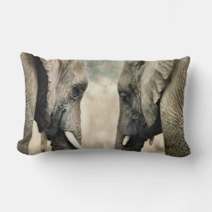 Coussin Rectangle Âmes éléphantes