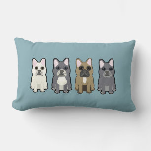 Coussin Rectangle Amis Frenchie