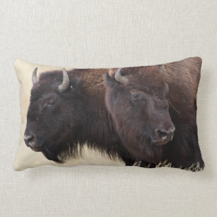 Coussin Rectangle amitié de bison