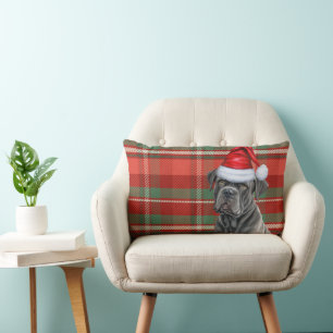 Coussin Rectangle Amoureux des chiens Christmas Cane Corso Holiday P