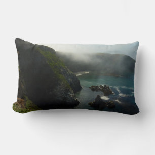 Coussin Rectangle Anacapa Island brumeuse aux Îles Anglo-Normandes