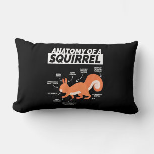 Coussin Rectangle Anatomie d'un écureuil