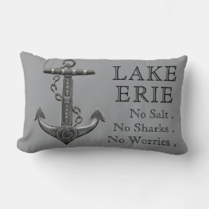 Coussin Rectangle Ancrage de pirate nautique en détresse